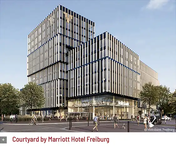 Referenz Courtyard by Marriott Hotel Freiburg