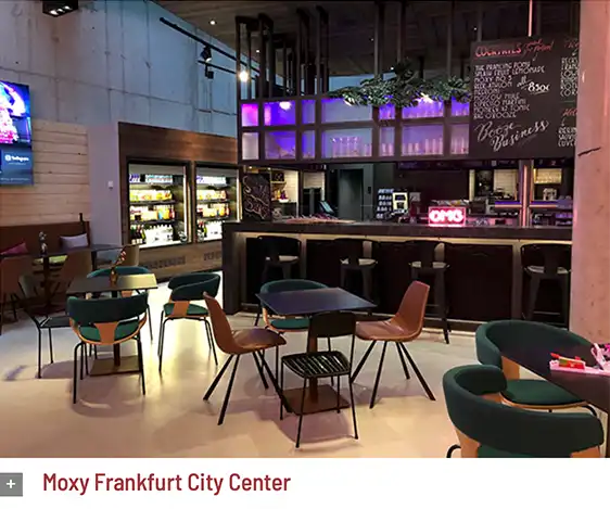 Referenz Moxy Frankfurt City Center